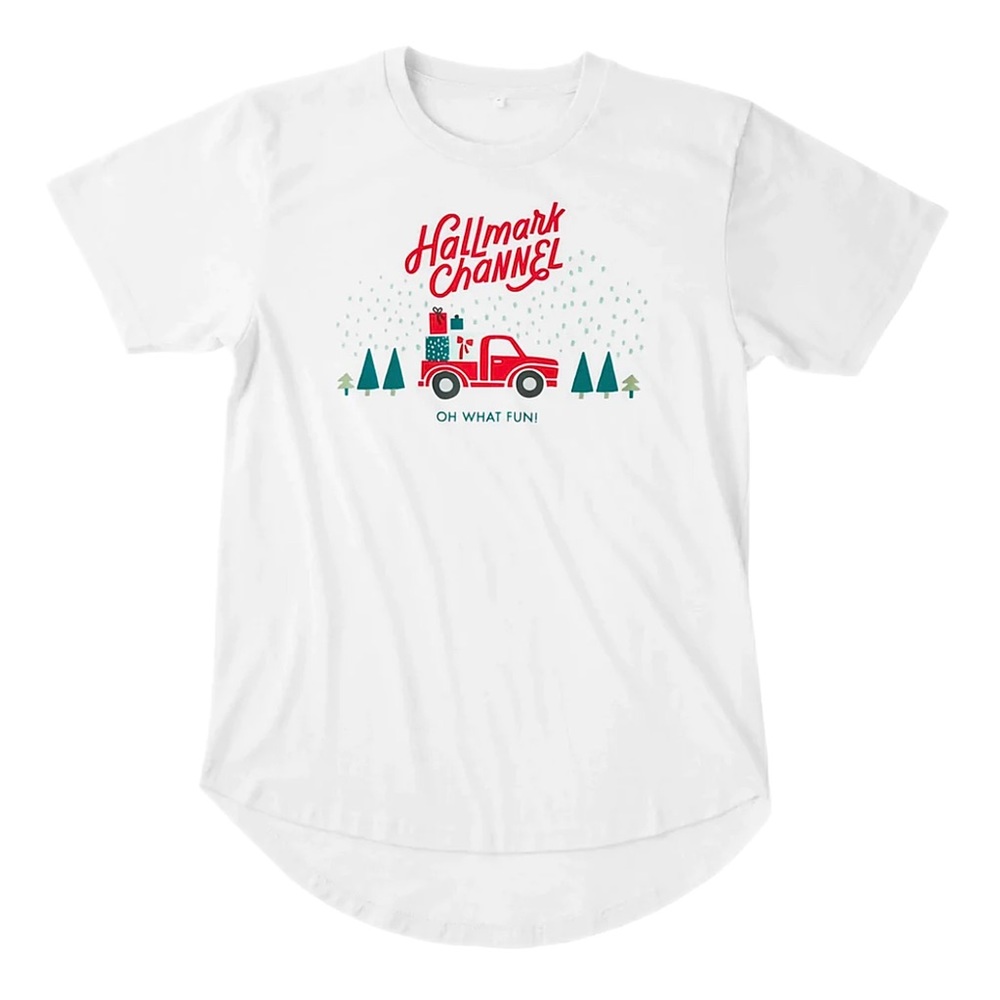 ✨🆕💚♥️HALLMARK CHANNEL OH WHAT FUN! TSHIRT♥️💚